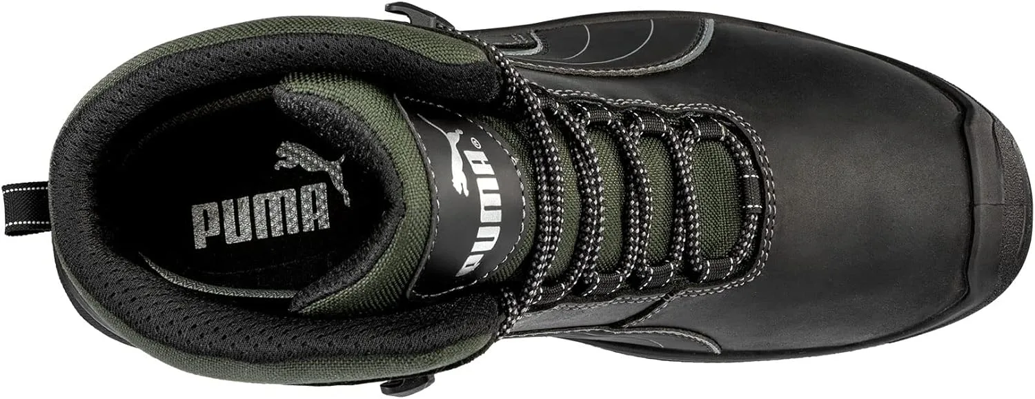 Водонепроницаемые ботинки PUMA Cascades ST CTX MID на шнуровке для мужчин, сертифицированы по стандарту O2, черный — фото 3