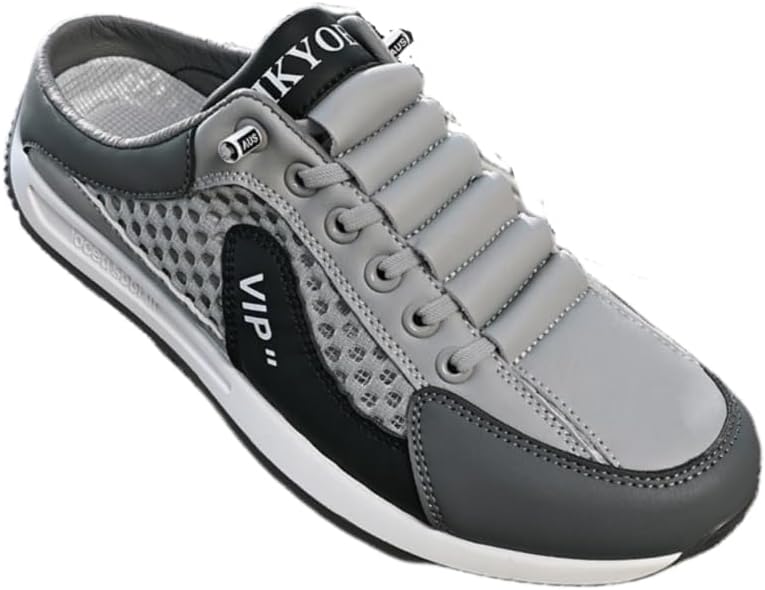 

Мужские повседневные туфли - легкая дышащая ткань, толстая амортизирующая подошва для комфорта в течение всего дня, гибкая обувь для улицы и прогулок Hoalox, Grya