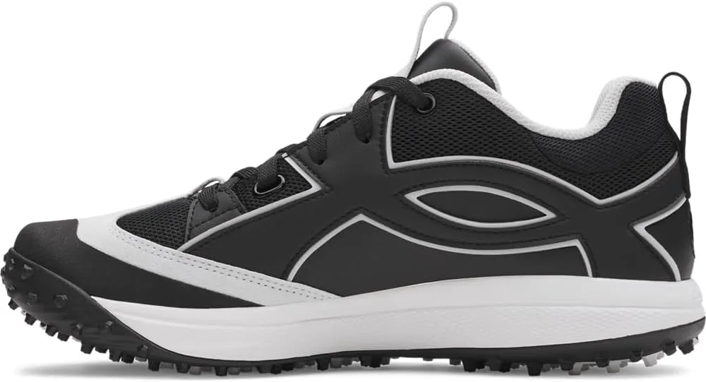Бейсбольные бутсы Under Armour для мужчин Yard Icon Turf, черно-белый