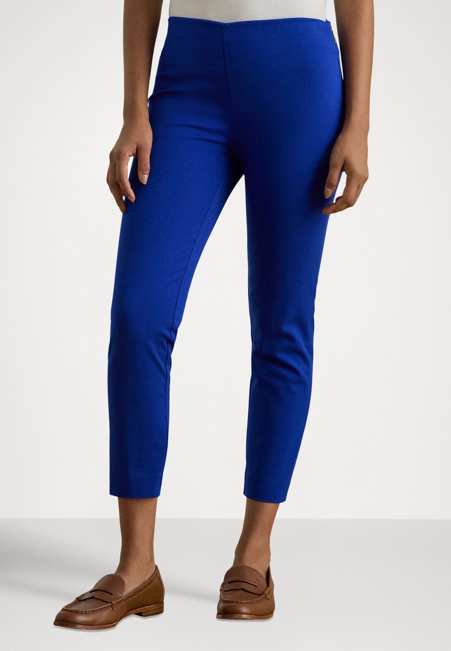 

Брюки Lauren Ralph Lauren Petite STRETCH TWILL SKINNY CROPPED PANT, Cruise Royal/Royal Blue