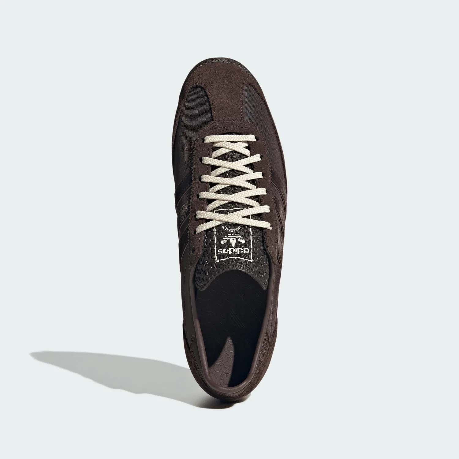 Мужские низкие кроссовки Adidas SL 72 OG тёмно-коричневые — фото 4