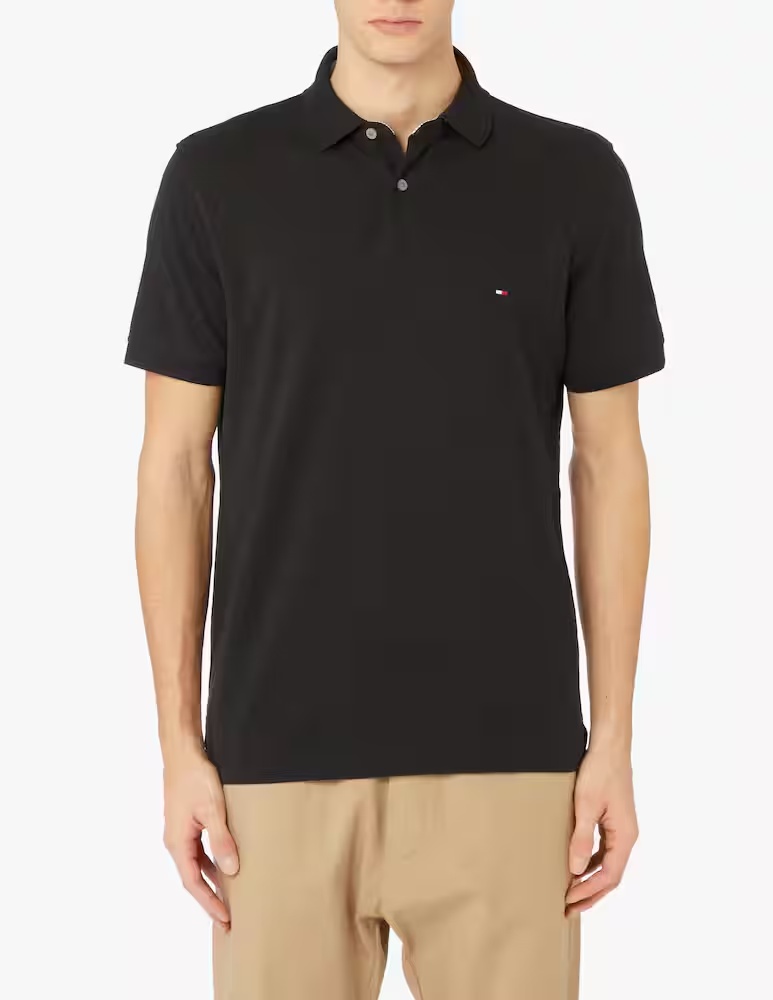 

Обычное поло Core 1985 года Tommy Hilfiger, черный