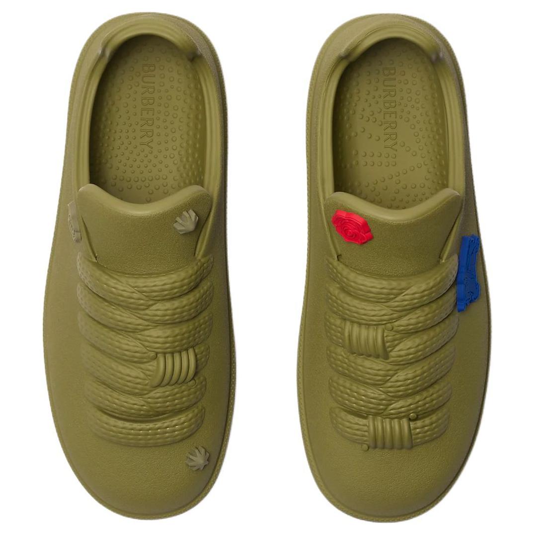 Бирюзовые скейтерские кеды Bubble Low Top мужские Burberry — фото 4