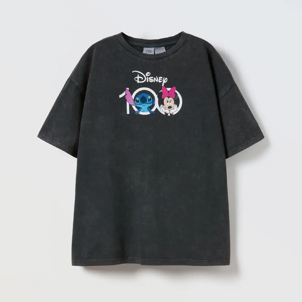 

Футболка Zara Mickey Mouse And Friends Disney, серый