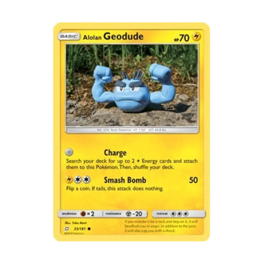 

CCG Алолан Геодуд (35) (C) #35, Pokemon - SM - Team Up - Singles