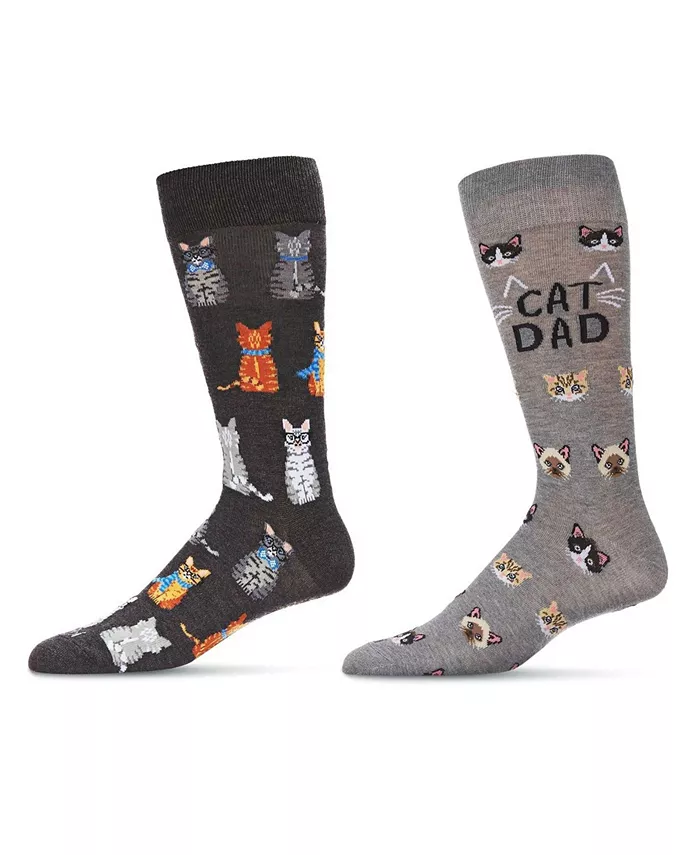 

Мужские носки Crew Animal Assortment, пара из 2 штук MeMoi, серый