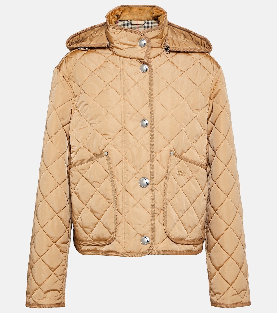 

Стеганая стеганая куртка BURBERRY, бежевый