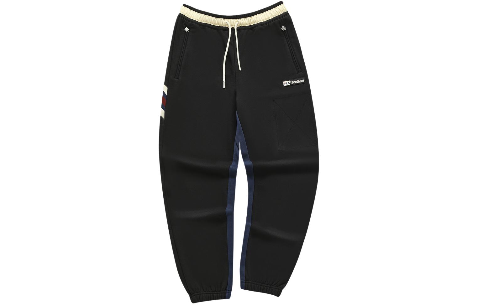 

FILA FUSION X FACETASM Трикотажные спортивные штаны мужские элегантные черные