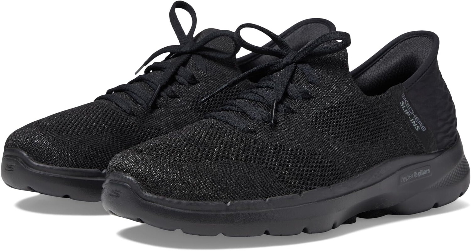 

Кроссовки Go Walk 6 Lovely Day Hands Free Slip-Ins SKECHERS Performance, черный