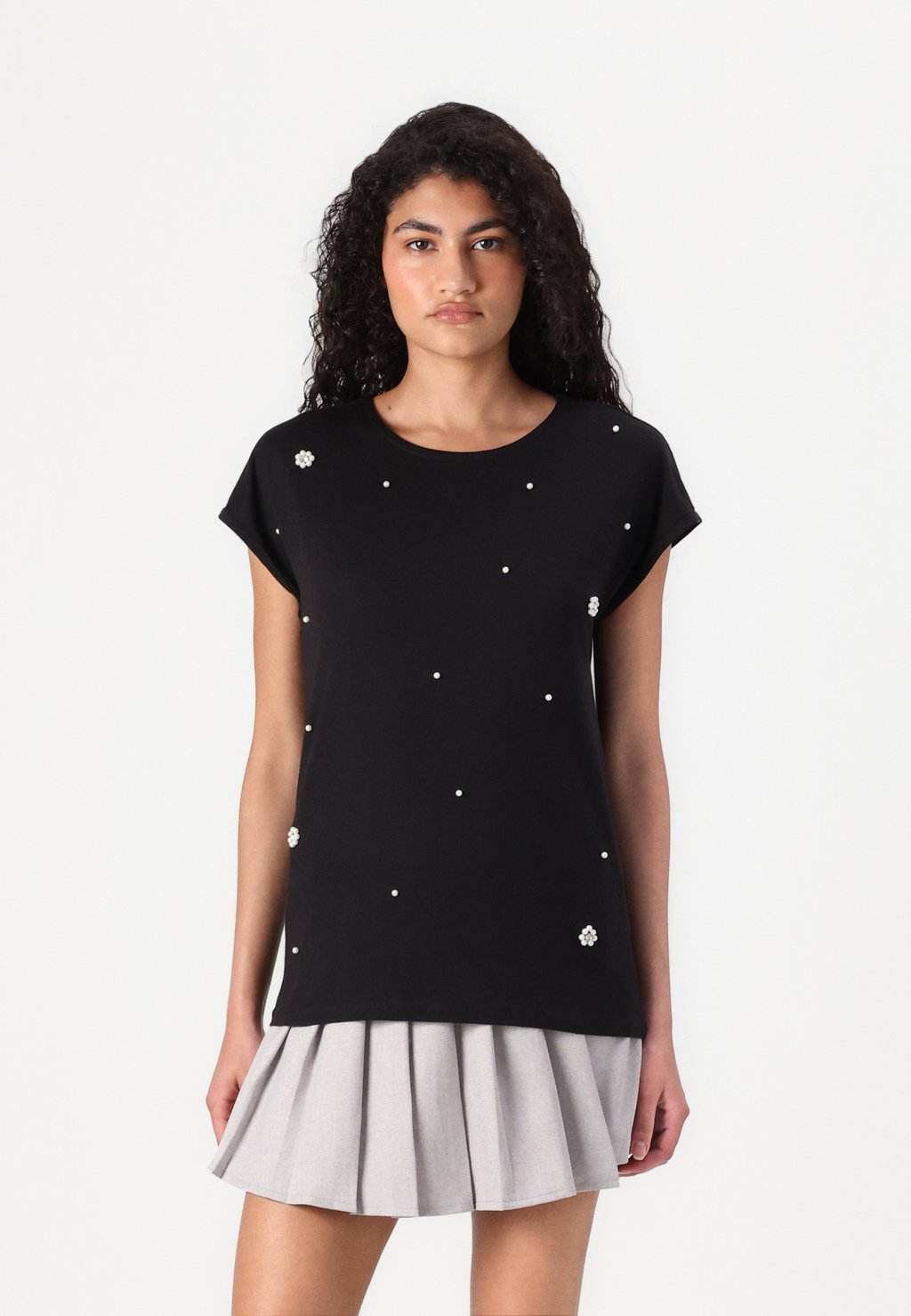 

Футболка с принтом ONLMATTI DETAIL TEE ONLY, черный