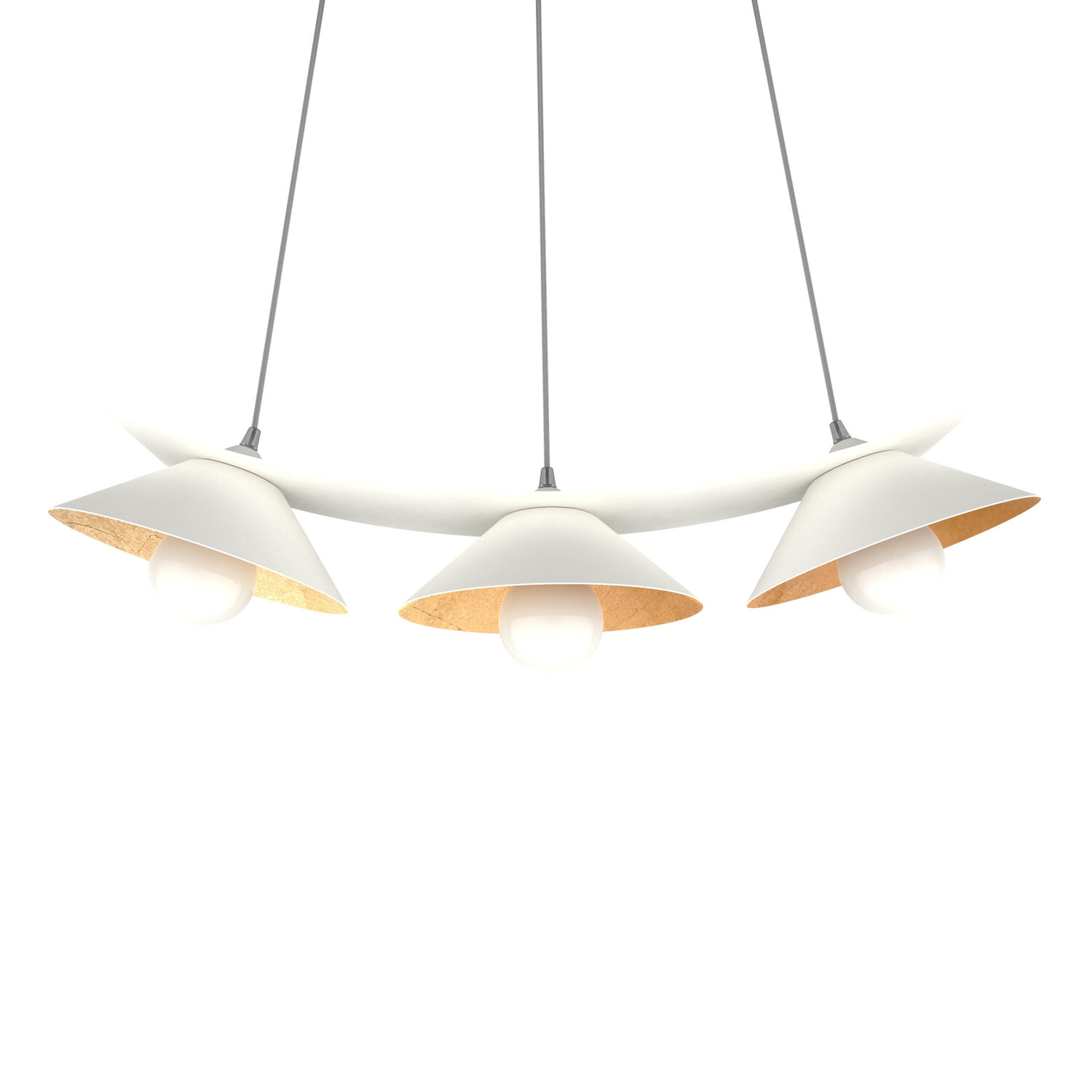 

Подвесной светильник Lumicom, 70x25x16 см, золотой