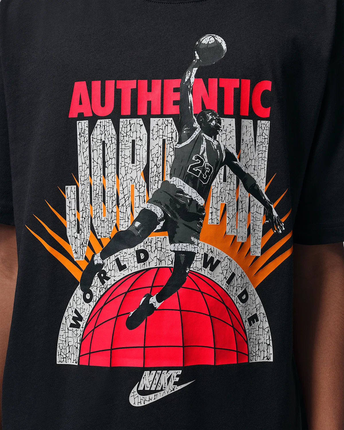 Детская футболка Jordan Authentic, Off Noir — фото 4