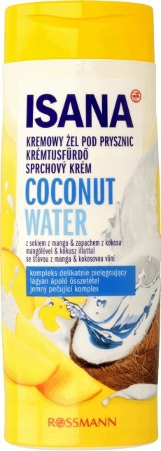 

Кремовый гель для душа Isana с кокосовой водой и манго