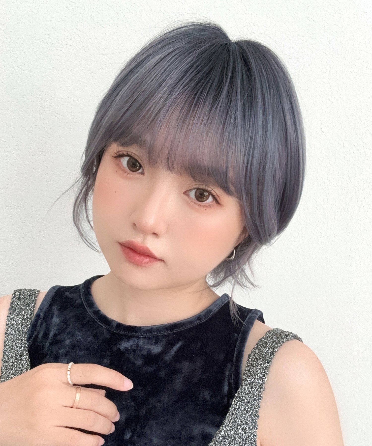 Шифоновый парик для женщин, короткий боб, естественный Brightlele, SY/K Glow Amethyst Gradation