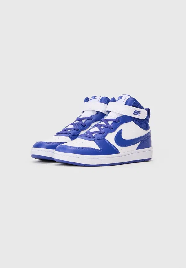 Кроссовки Nike Sportswear Court Borough Mid 2 High Top, белый/голубой кристалл — фото 2