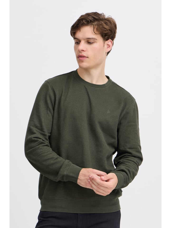 

Толстовка BLEND Rundhalspullover BHSweatshirt 20718070 schlichter Rundhalspullover, оливковый