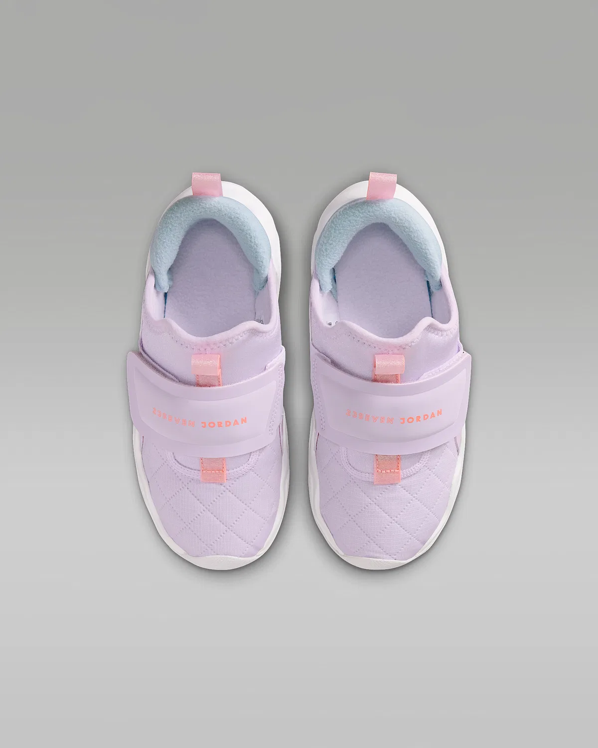 Детские кроссовки Jordan 23/7.2 EasyOn, Barely Grape/Ocean Bliss/White/Atomic Pink — фото 4