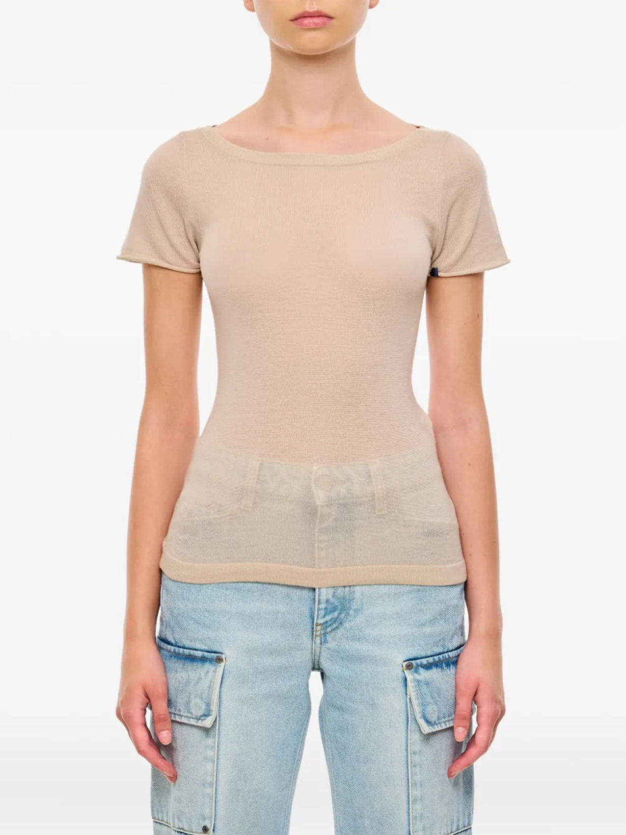 

Футболка из кашемира Extreme Cashmere, нейтральный