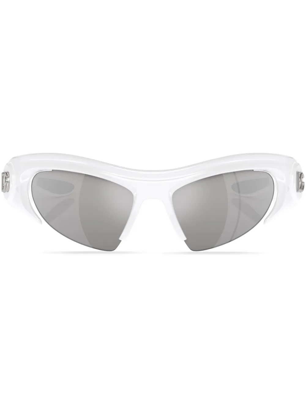 

Солнцезащитные очки-маска Dolce & Gabbana Eyewear, белый