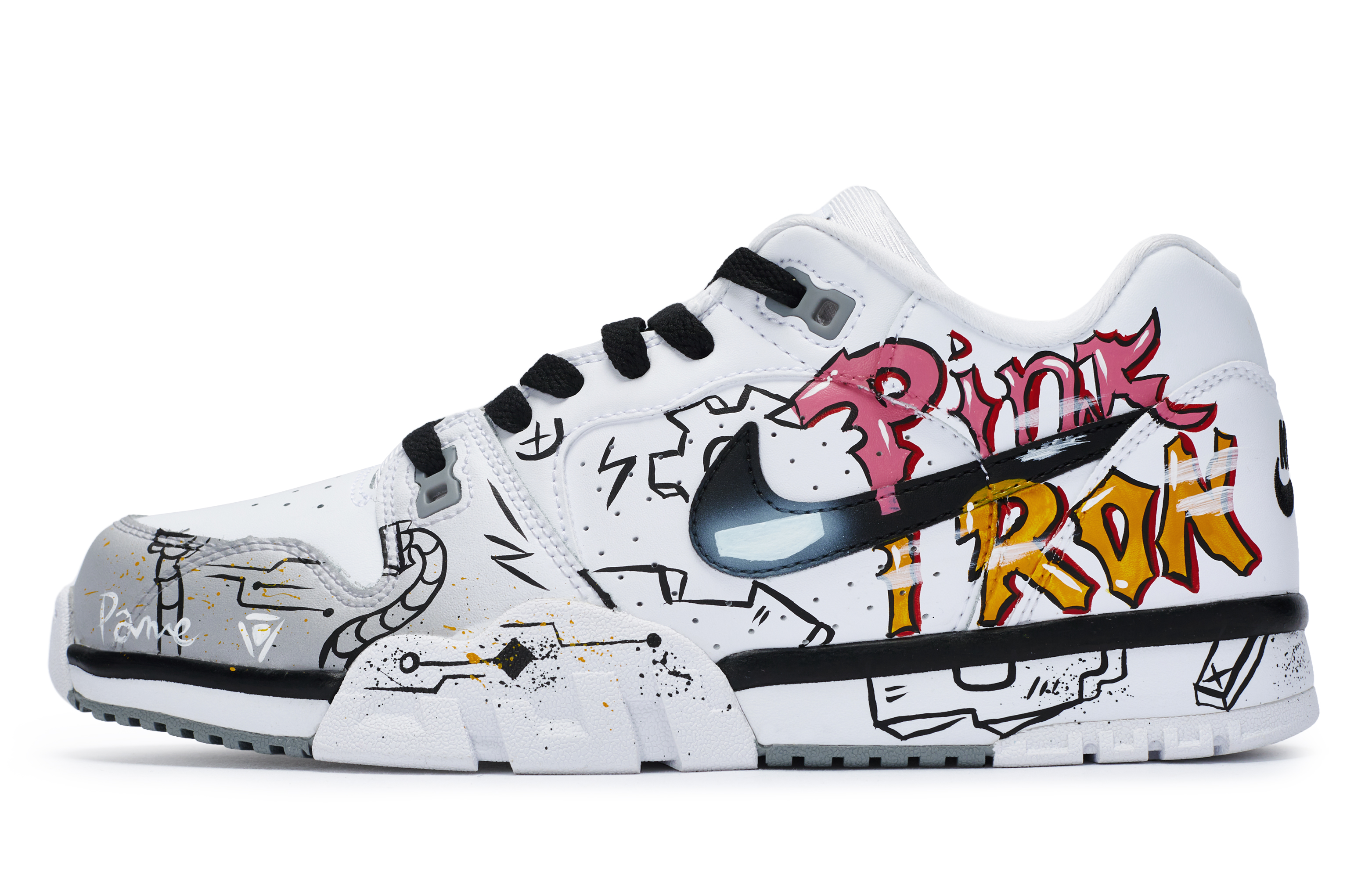 

Nike Кроссовки Air Cross Trainer 3 811, ультра-розовые, мужские, Hero Iron, низкие, белые, черные, серые