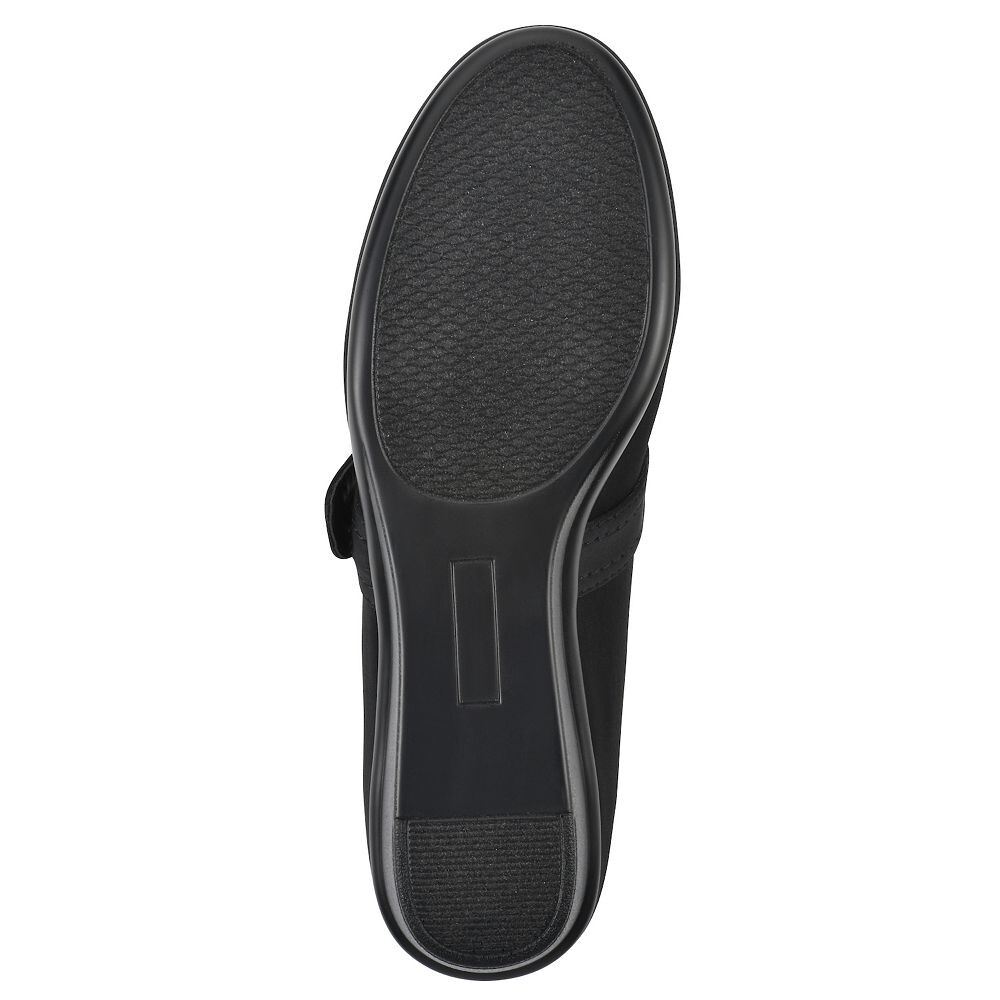 Женские туфли Мэри Джейн на танкетке Cliffs by White Mountain Brightly, цвет Black Nylon — фото 4