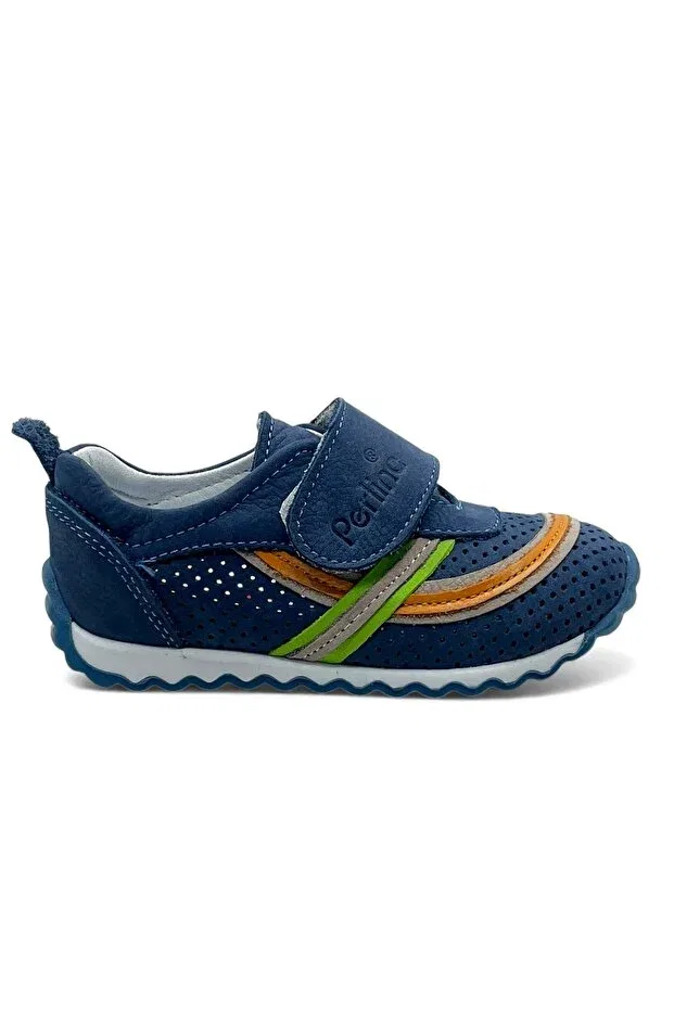 Детские туфли для мальчиков с ортопедической стелькой Perlina, Navy Blue — фото 2