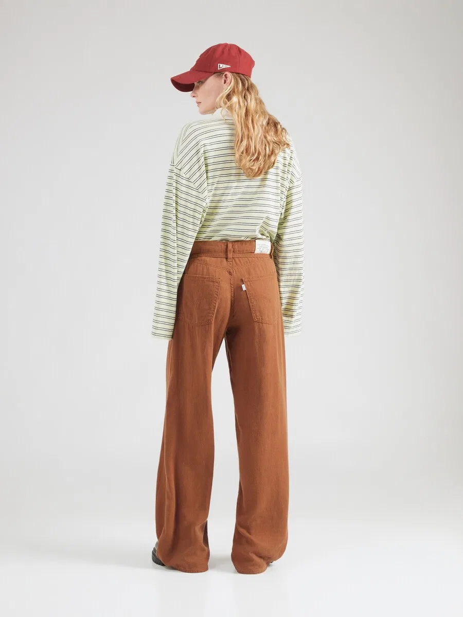 Джинсы LEVI'S Wide leg Jeans 'XL Straight' цвета коньяк — фото 4