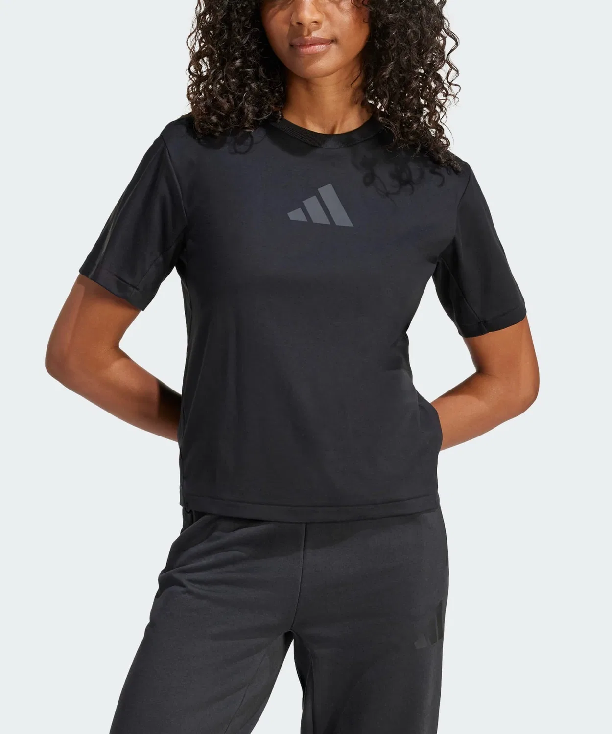 Мужская футболка с принтом Adidas Z.N.E., Черный