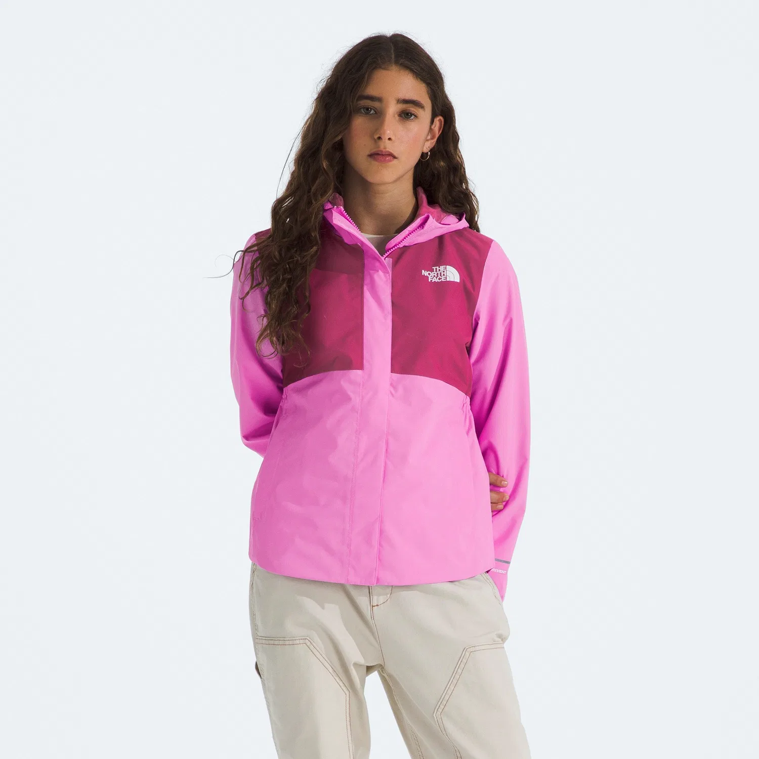 Куртка дождевая водостойкая The North Face Antora, Violet Crocus/Fuchsia Flash