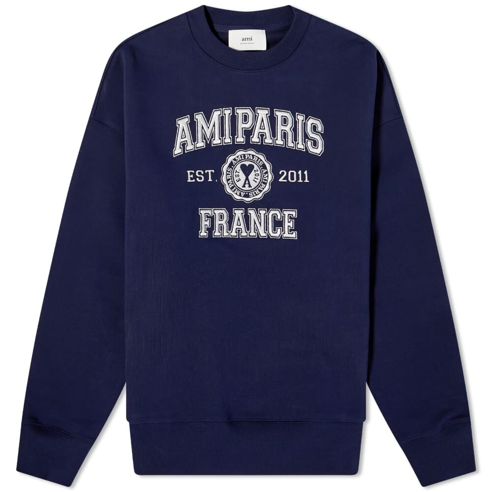 

Толстовка AMI Paris Logo Sweat, Черный, Толстовка AMI Paris Logo Sweat