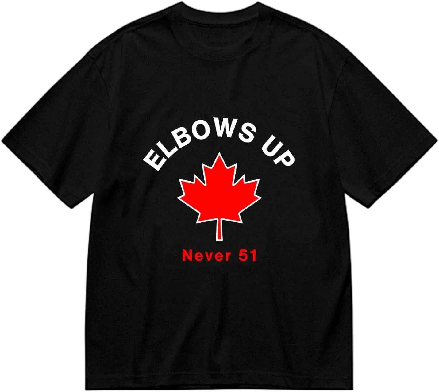 Мужская футболка с графическим принтом Never 51, Allblack