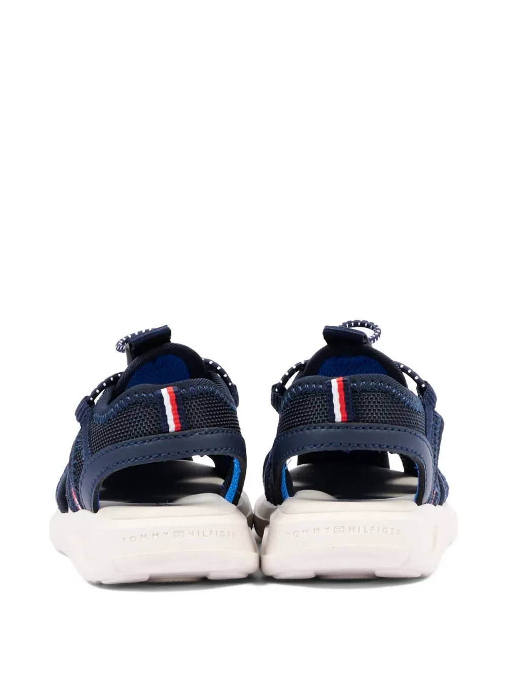 Сандалии в полоску из тесьмы Tommy Hilfiger Junior, синий — фото 3