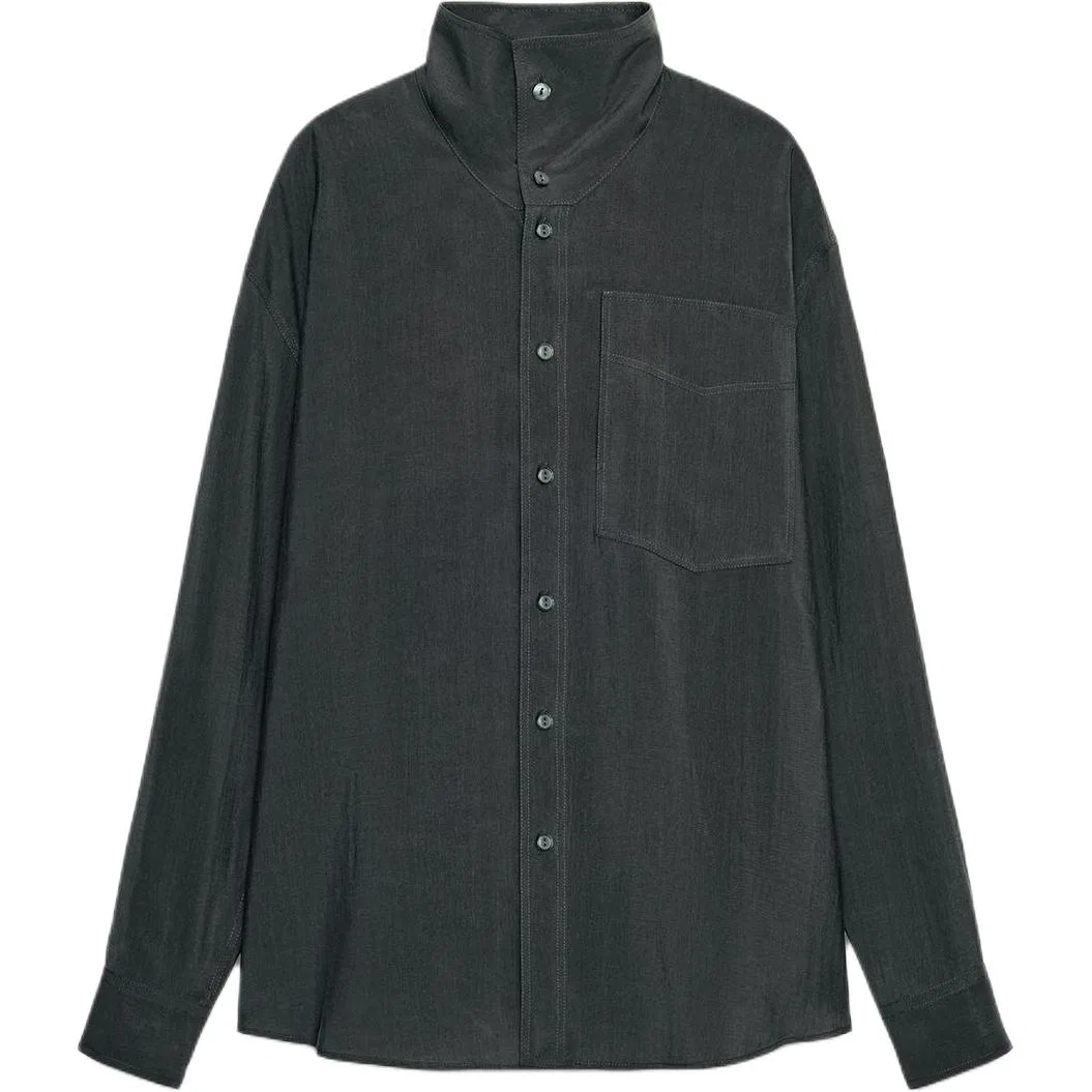 Женская водолазка с длинным рукавом Coal Gray ZARA