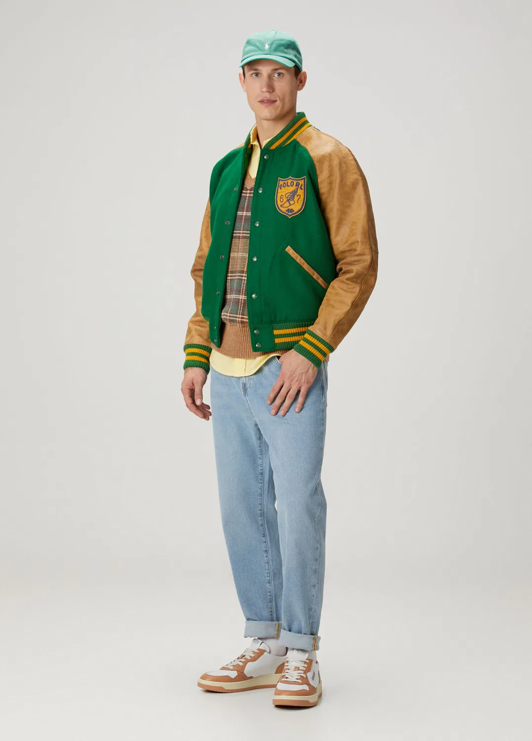 Бомбер Polo Ralph Lauren, green — фото 2