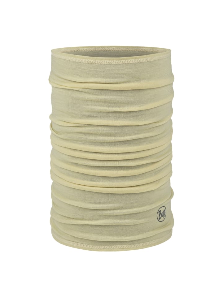 

Легкий многофункциональный шарф из шерсти мериноса желтого цвета Buff