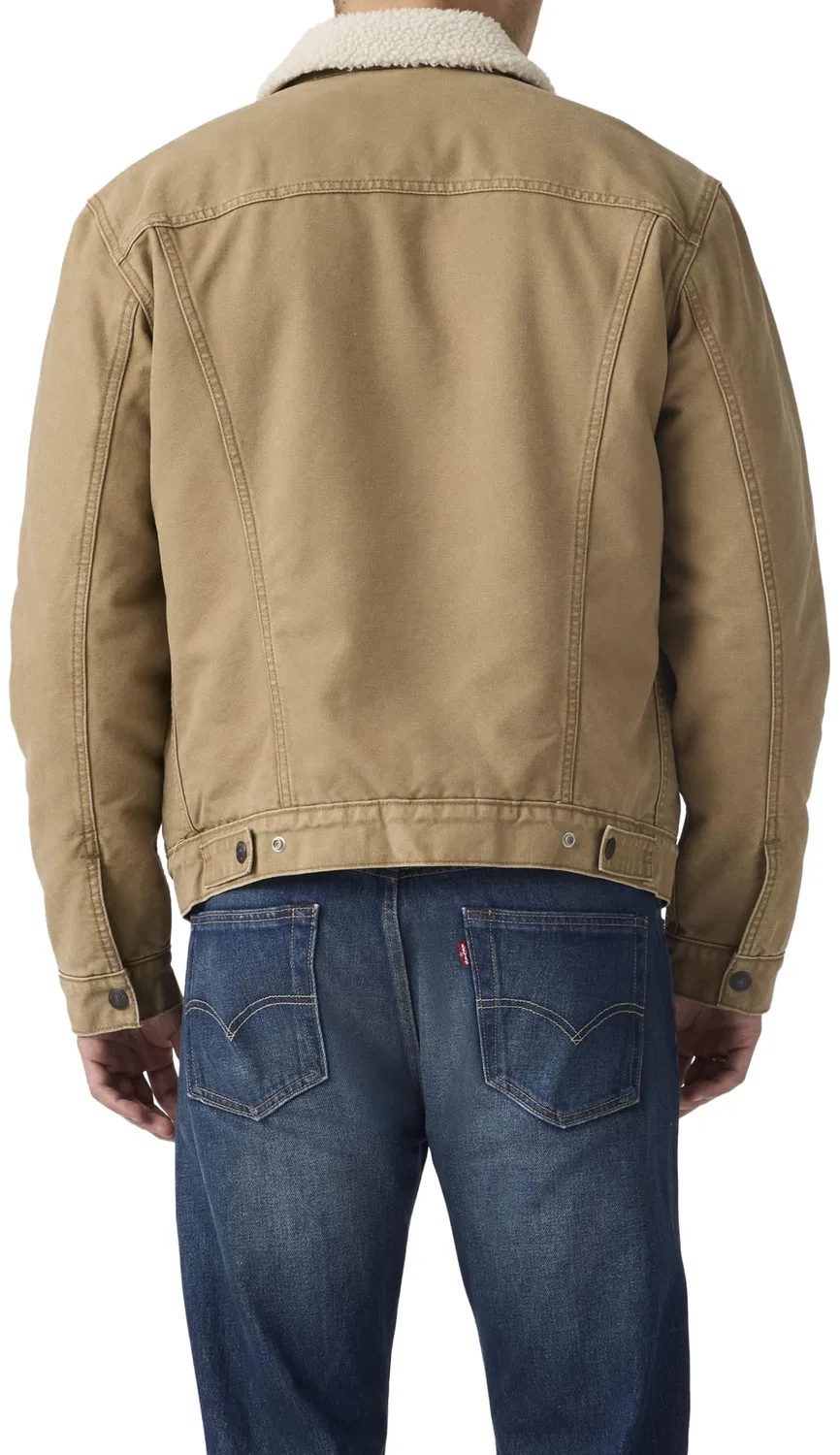 Мужская куртка-джинсовка с флисовой подкладкой Type 3 Levi's, Ermine — фото 4