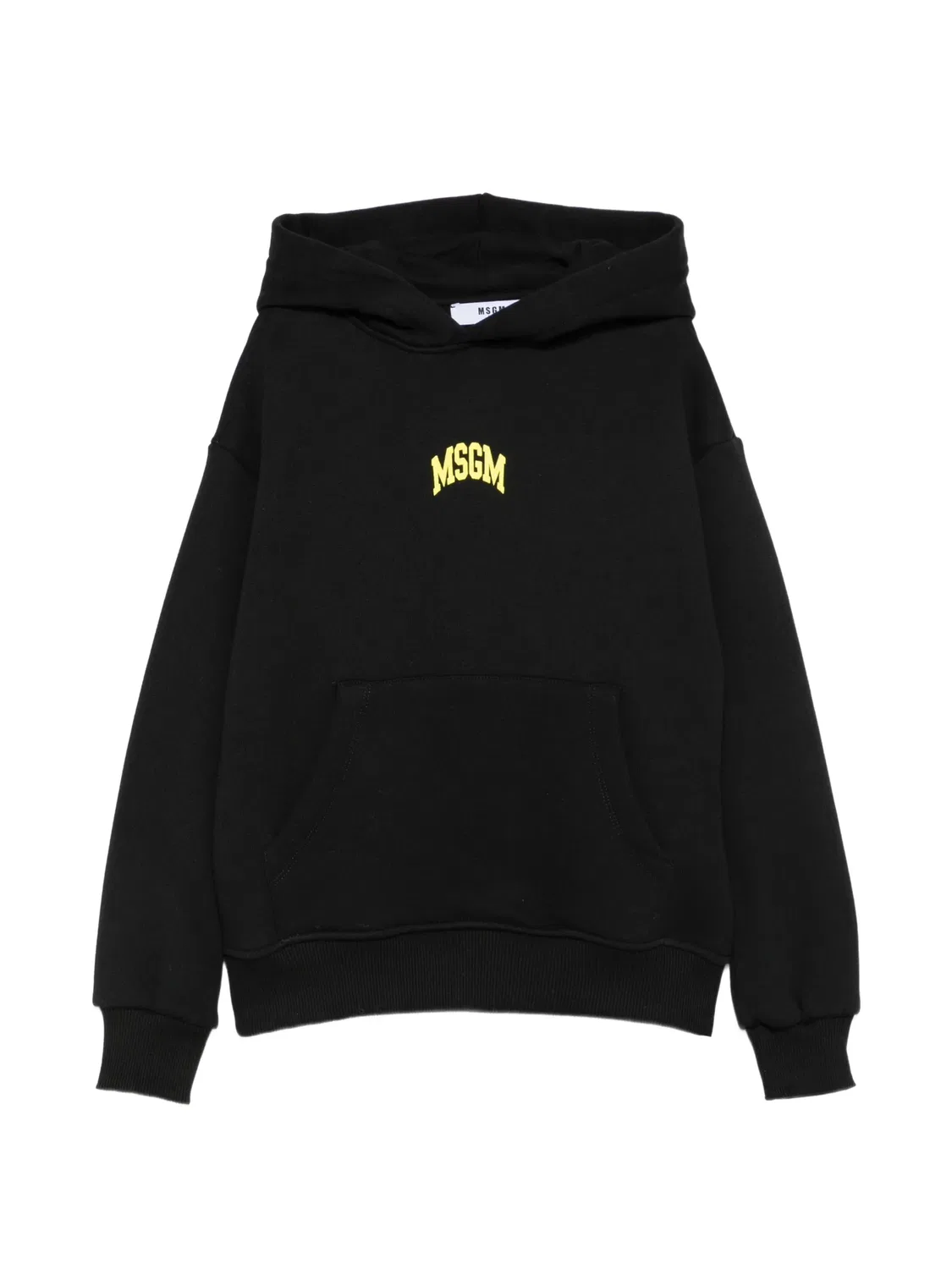Худи с принтом логотипа MSGM, черный