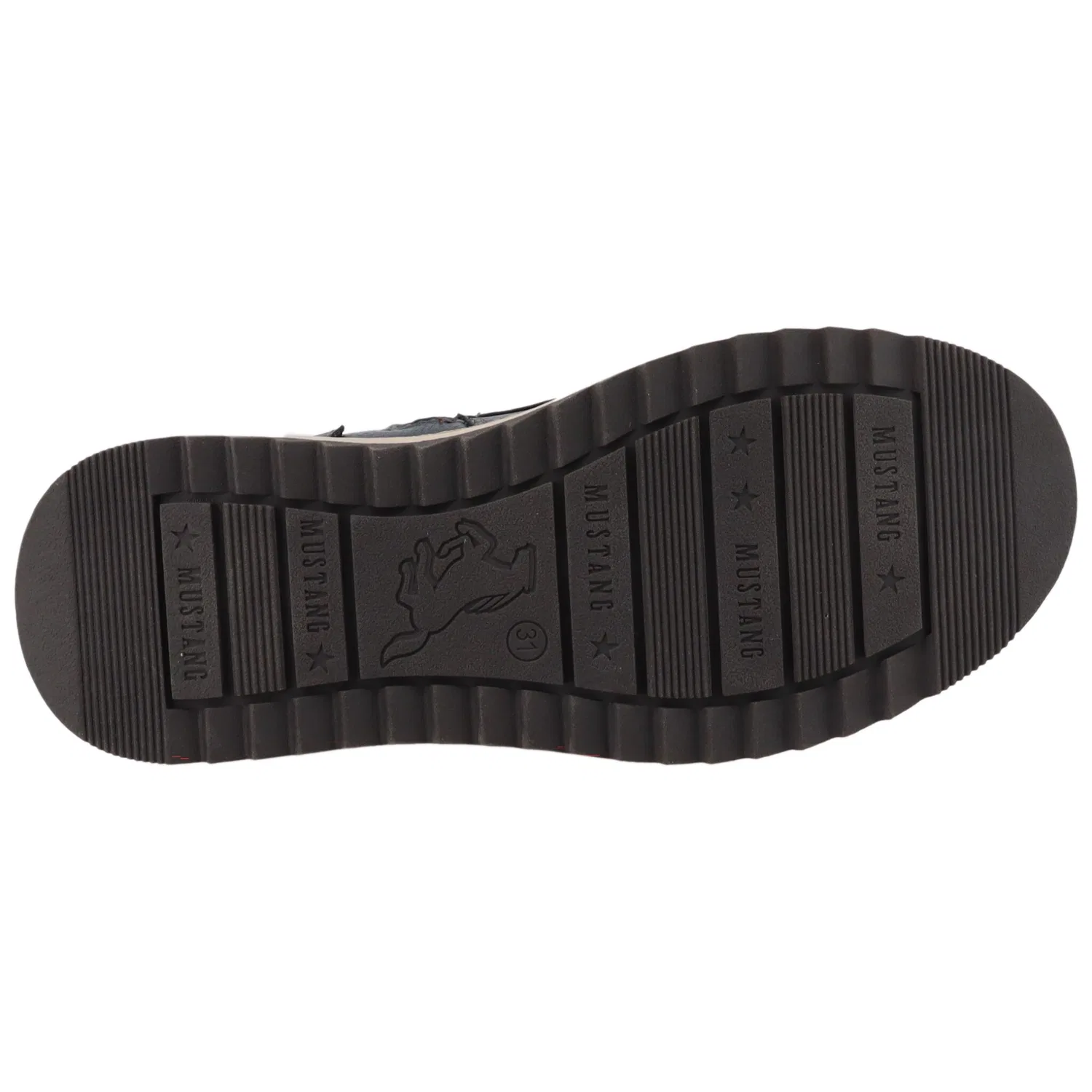 Детские зимние ботинки на шнуровке с мембраной Mustang Shoes, Navy — фото 3
