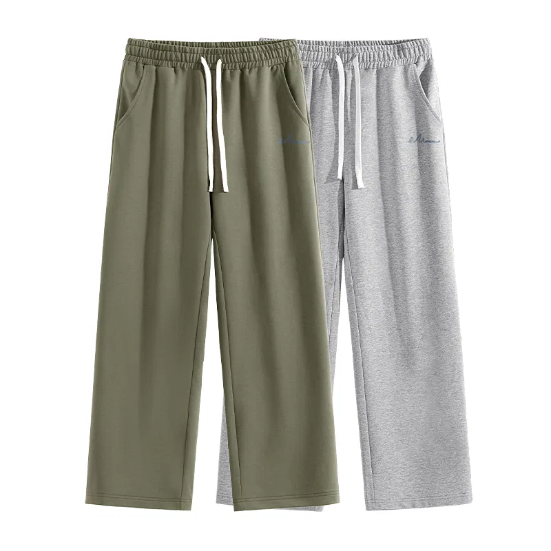 Детские штаны Mz Freedom Pants Logo MINISO, Palm Green + Heather Gray