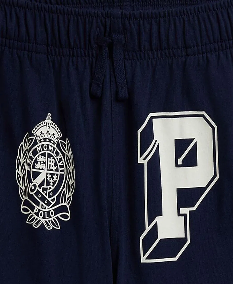 Шорты с графическим принтом Polo Ralph Lauren, Refined Navy — фото 3