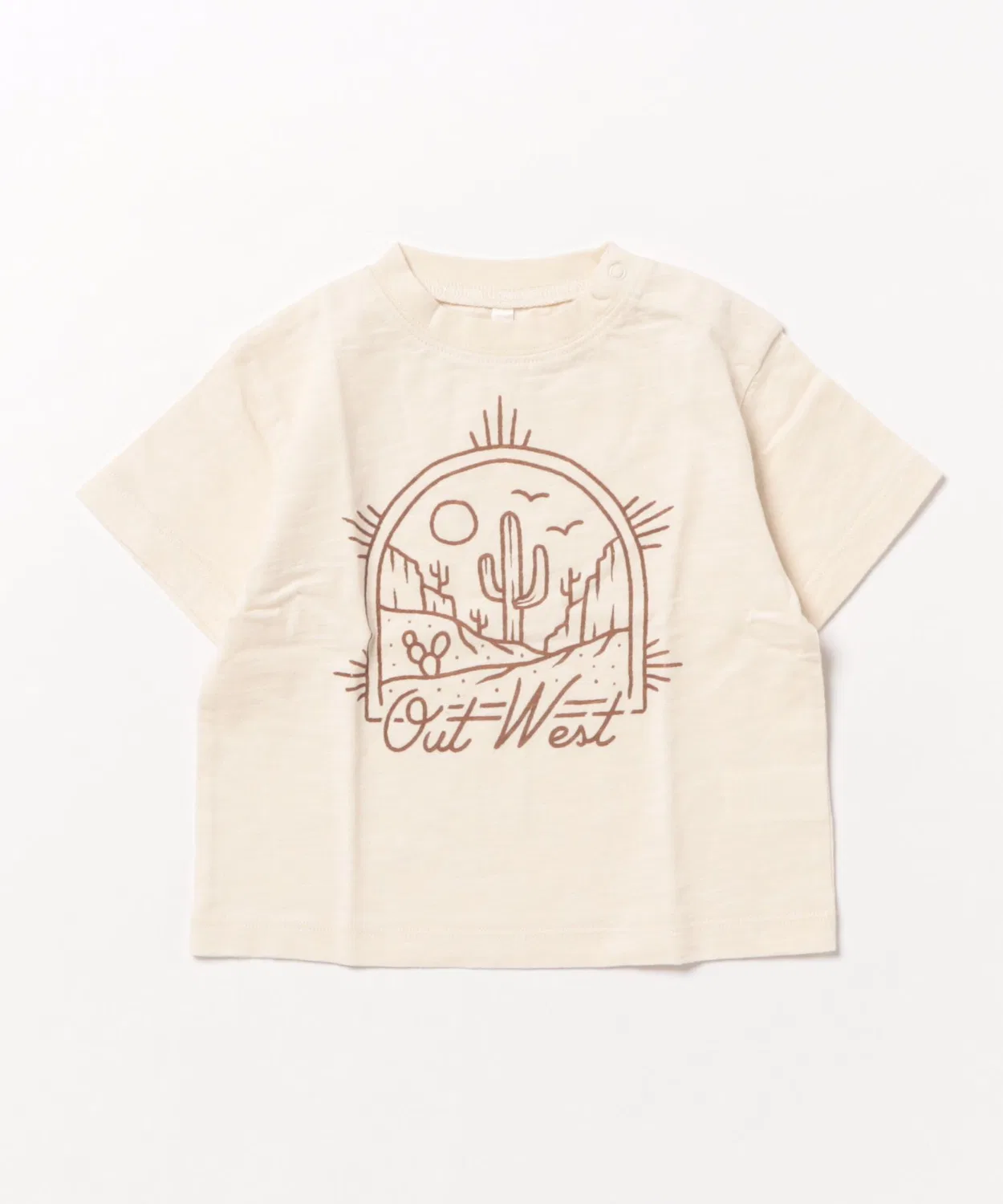 Детская футболка с длинным рукавомOut West Rylee + Cru, Natural
