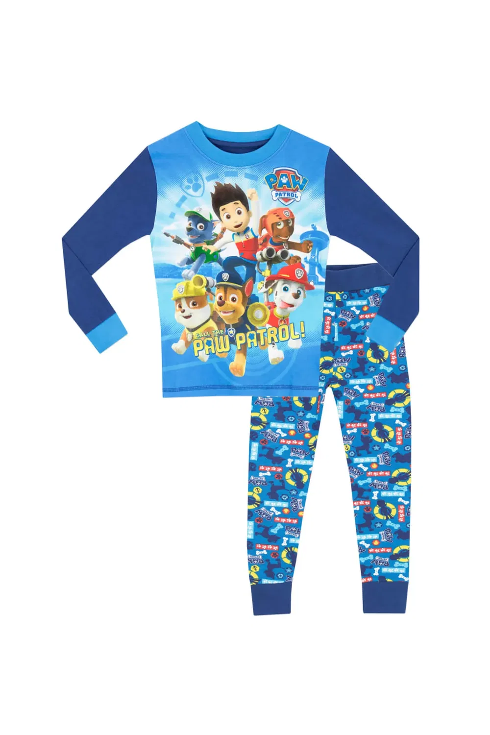 Пижама с принтом Ryder and team Paw Patrol, Blue