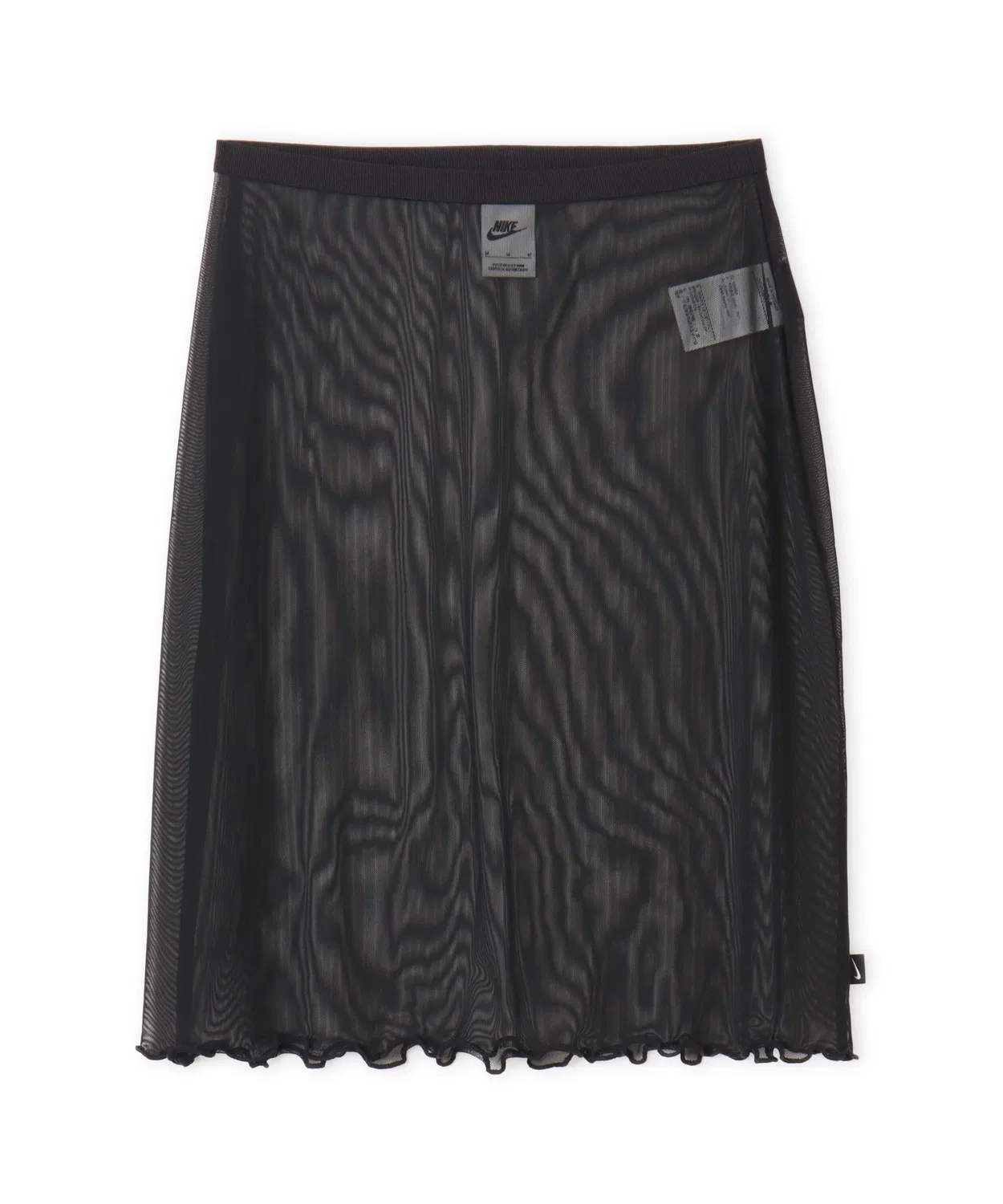 Женская юбка из полиэстера с эластаном NIKE NSW Sheer Skirt, Black
