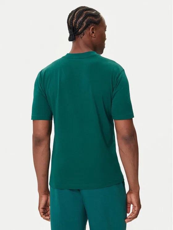 Футболка regular fit Essentials Small Logo Adidas, зеленый — фото 3