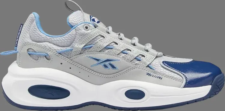 

Кроссовки solution mid 'grey batik blue' Reebok, серый