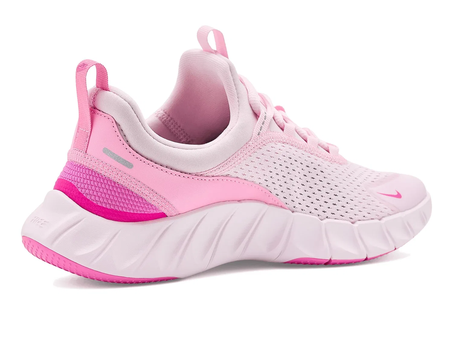 Кроссовки Free Ride (для больших детей) Nike Kids, Pink Rise/White/Playful Pink/Bleached Lilac — фото 4
