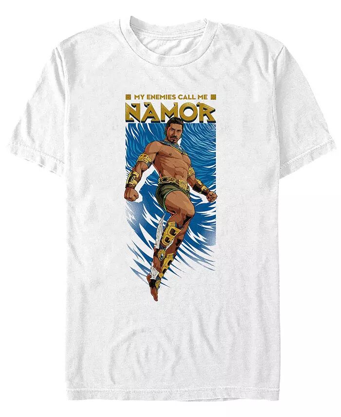 

Мужская футболка с коротким рукавом Namor's Epic Entrance Fifth Sun, белый