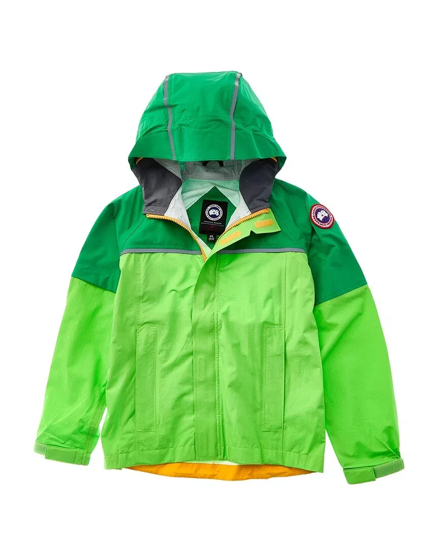Детская куртка с капюшоном Canada Goose Lawson Jacket, зеленый