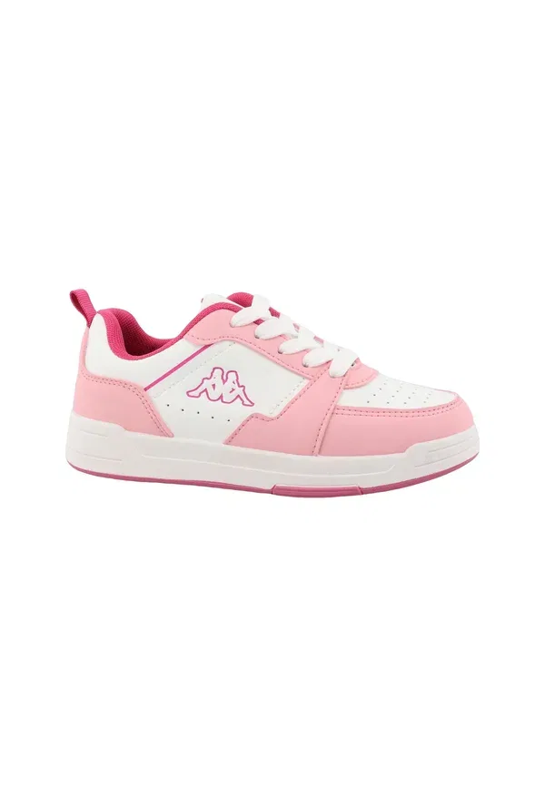 Кроссовки из кожзаменителя Kappa, Rose White Pink, белый/розовый — фото 2