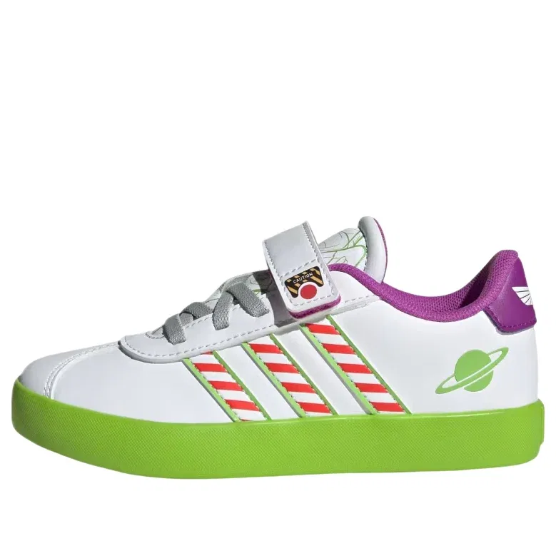 Детские кроссовки с принтом Pixar Toy Story VL Court 3.0 Adidas, белый